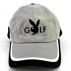 Playboy Bunny Golf Limited Ed Baseball Hat Hook Loop Adjustable